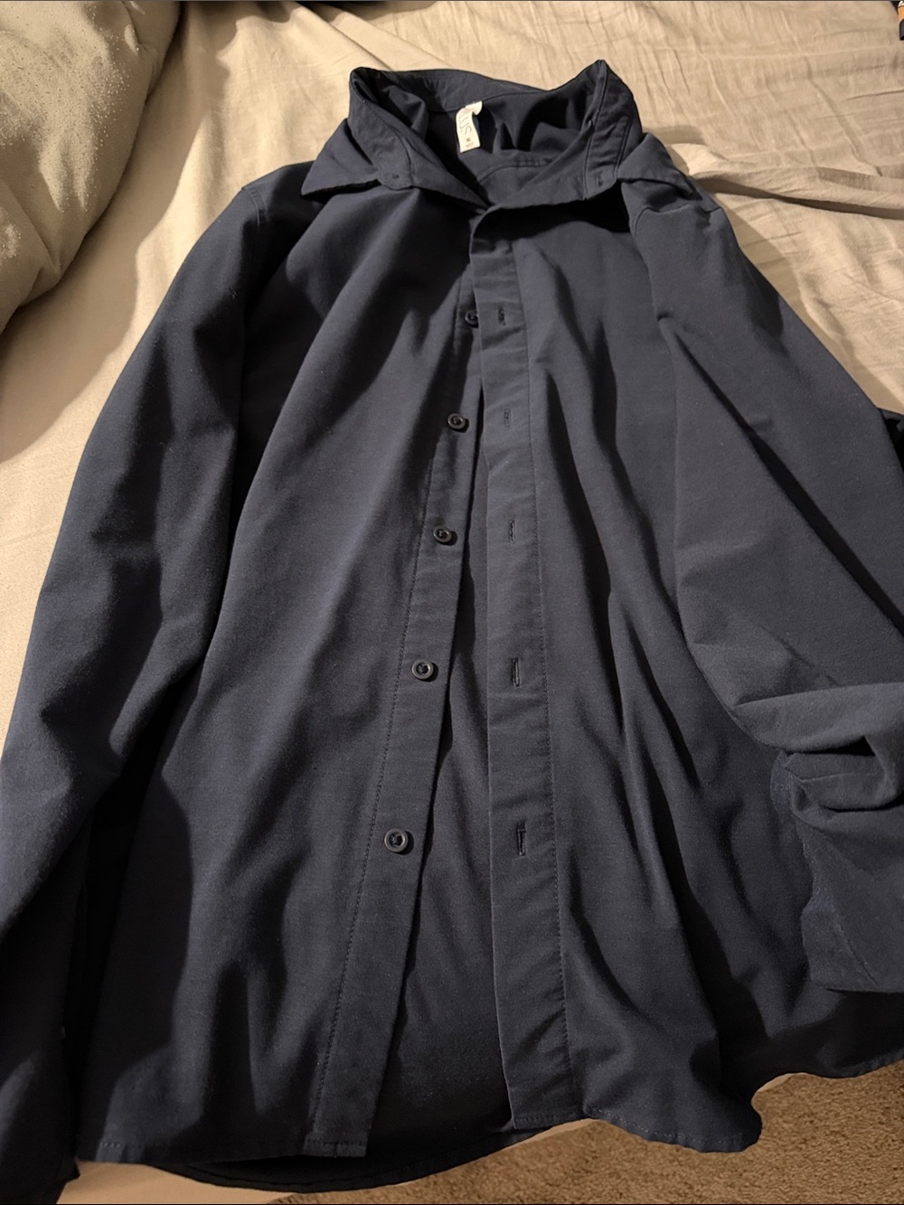 Men's Navy Button down shirt